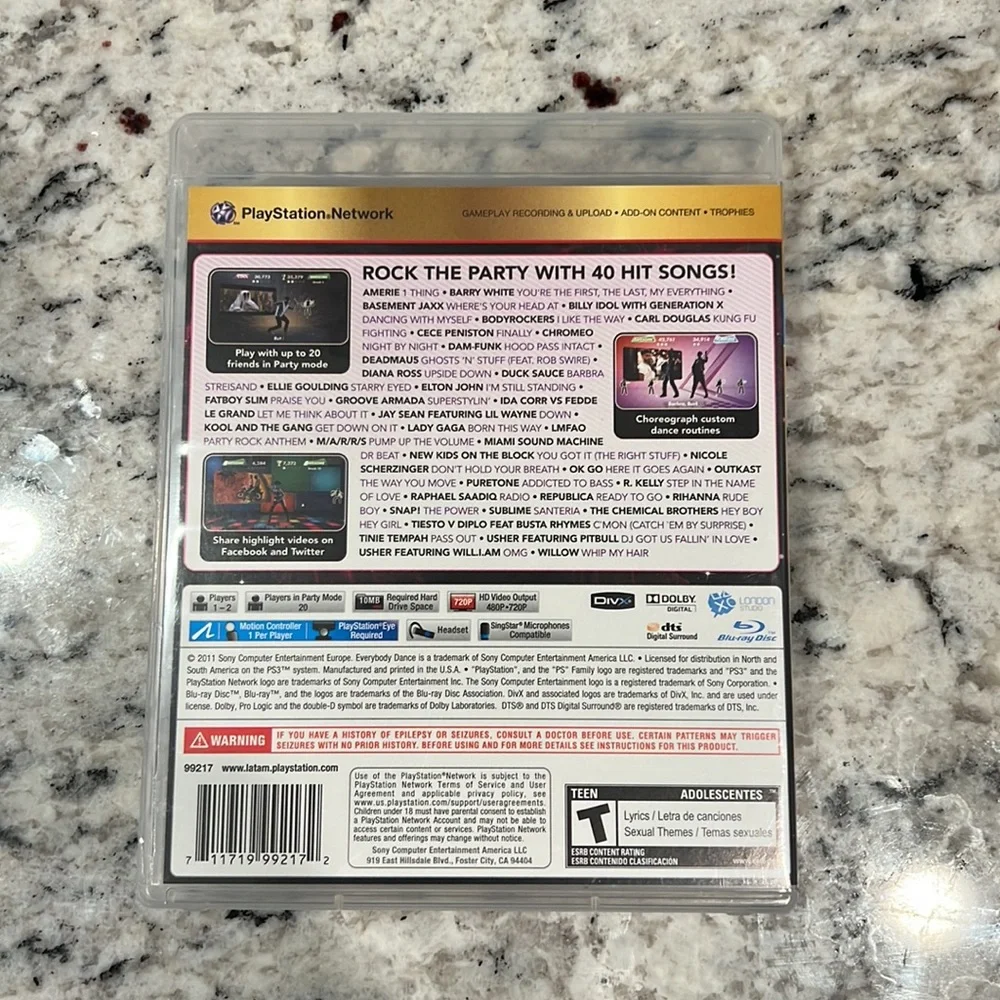 Everybody Dance Favoritos (Sony PlayStation 3, 2011)